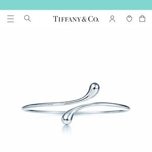 Tiffany teardrop bangle bracelet